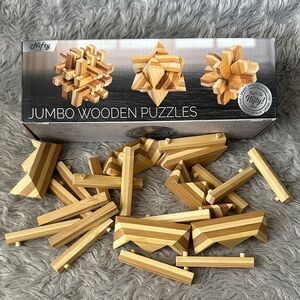 3 Wooden Puzzles